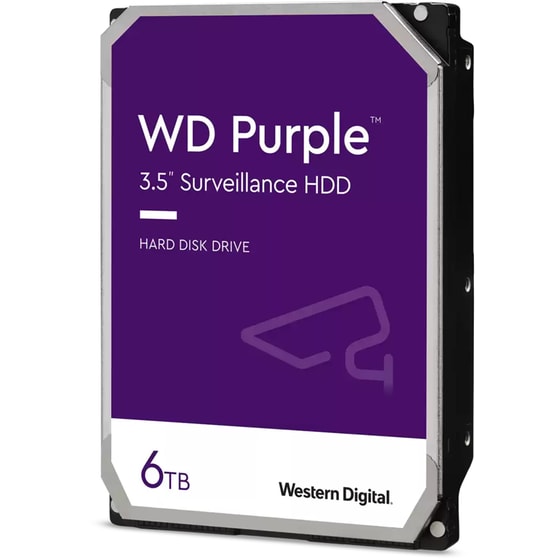 Εσωτερικός Σκληρός Δίσκος HDD Western Digital Purple 6TB 3.5" Sata image 0