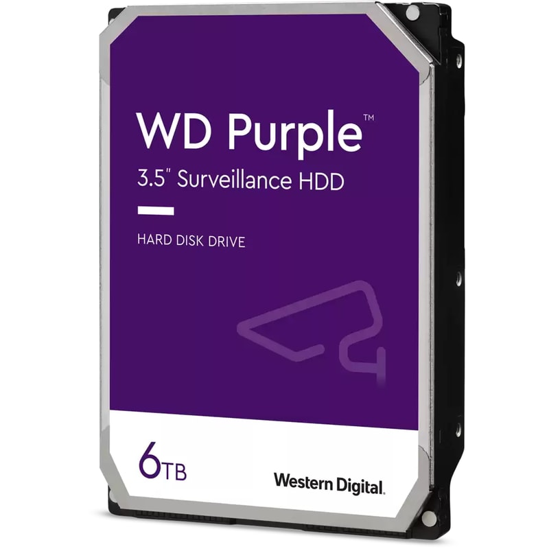 Εσωτερικός Σκληρός Δίσκος HDD Western Digital Purple 6TB 3.5 Sata