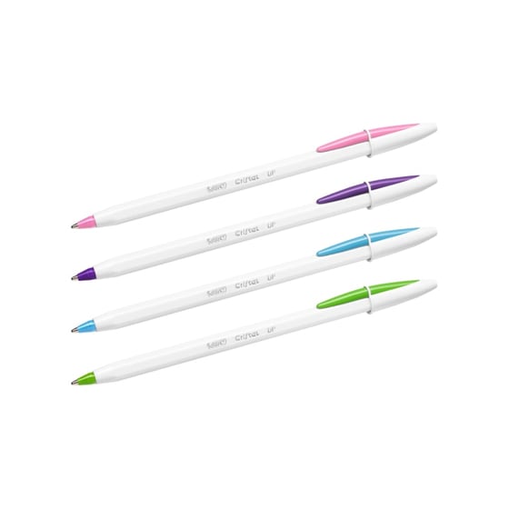 Στυλό Διαρκείας BIC Cristal Up 0.35 mm Μπλε (6 + 2 Τεμάχια) image 2