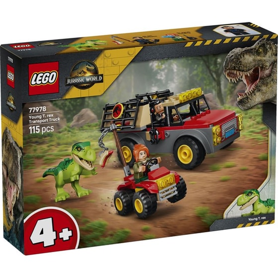 LEGO® Jurassic World Young T. Rex Transport Truck (77978) image 0
