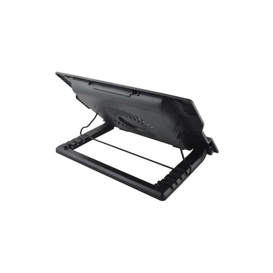 Βάση Ψύξης Για Laptop Από 10" Εως 17" Με Θύρα Usb Και Led Φωτισμό Σε Μαύρο Χρώμα image 1