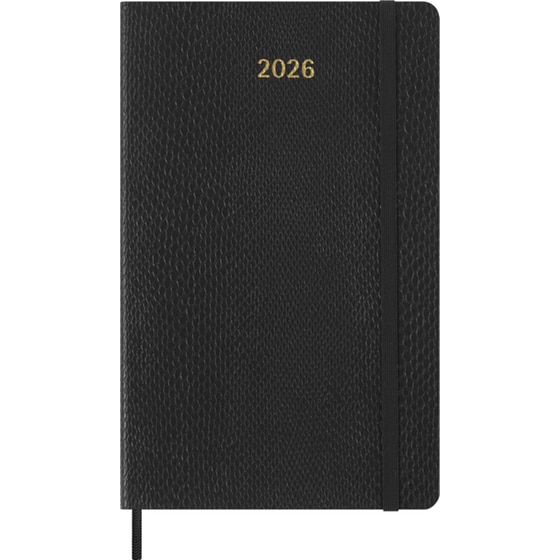Ημερολόγιο Εβδομαδιαίο Moleskine 2026 12Μ Large Precious & Ethical Mamba Black Hard image 0