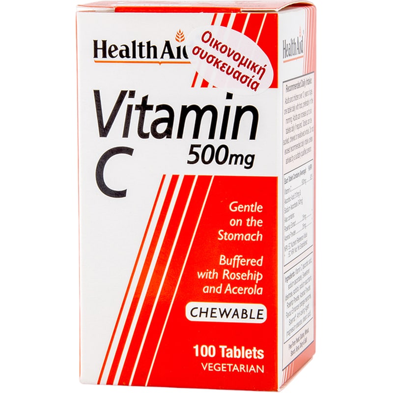 Health Aid Vitamin C 500mg - 100 ταμπλέτες