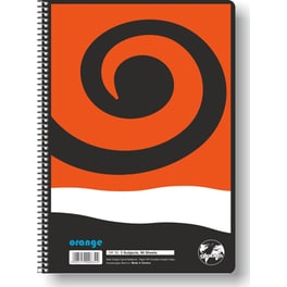 Τετράδιο Σπιράλ Globus A4 Orange 3 Θεμάτων 90 Φύλλων (1 Τεμάχιο)