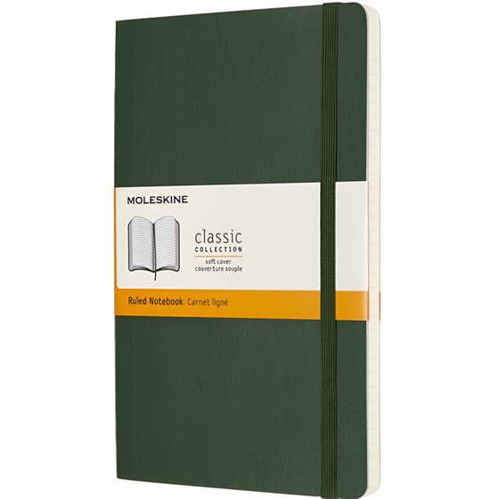 Σημειωματάριο Moleskine Ριγέ Large Πράσινο (1 Τεμάχιο) image 0