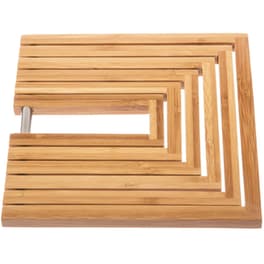 Βάση/Σουπλά Κατσαρόλας Επεκτεινόμενη S-d Bamboo 150086 34x34x19 cm - Μπεζ