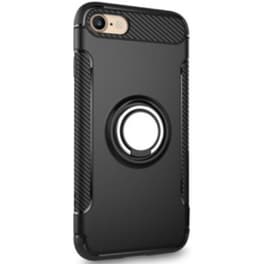 Θήκη Apple iPhone 11 Pro - Forcell Carbon Ring Με Stand - Μαύρο + Δώρο Touchpen
