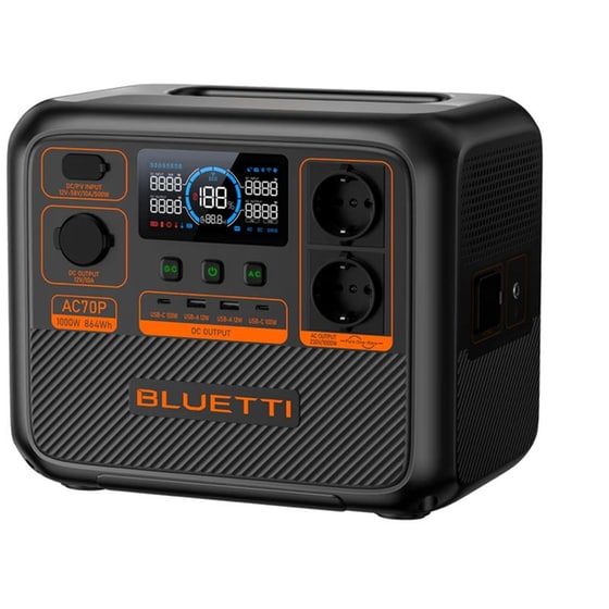 Bluetti Power Station AC70P 864Wh - Μαύρο image 4