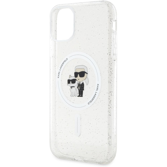 Karl Lagerfeld Magsafe Ringstand Case Iml Karl Choupette Θήκη Προστασίας Από Σκληρό Πλαστικό Για Iphone 11 (clear – Klhmn61hgkcnot) image 5