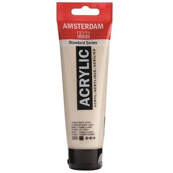 Talens Amsterdam Ακρυλικό Χρώμα 289 Titanium Buff L 120ml image 0
