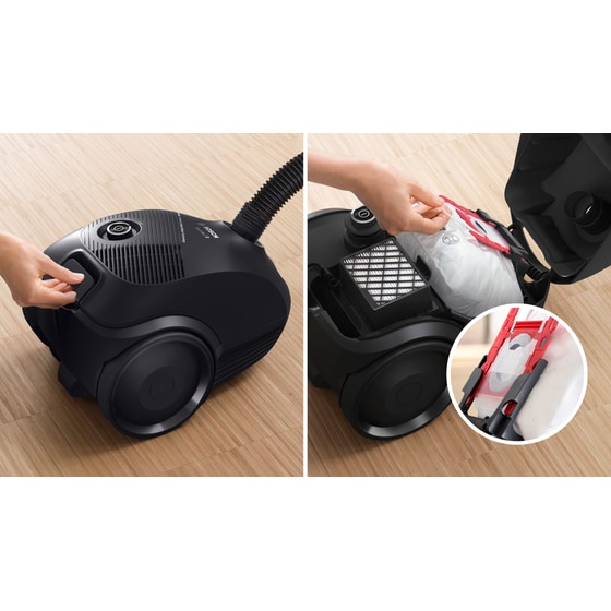 BOSCH BGLS2BA1 600 W με Σακούλα 3.5 L Μαύρη Ηλεκτρική Σκούπα image 3