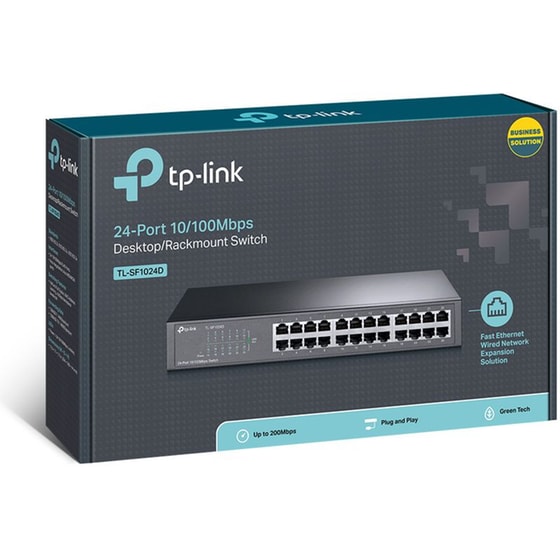 TP-Link TL-SF1024D Network Switch Unmanaged L2 Fast Ethernet (100 Mbps) 24-Port image 3