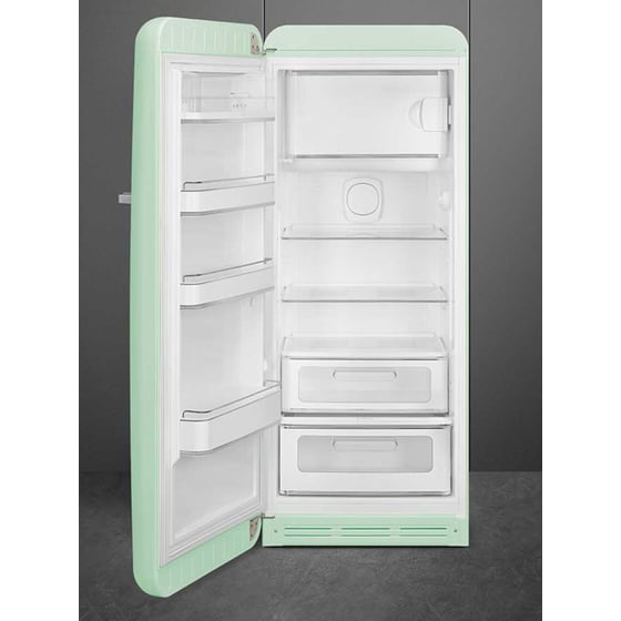 SMEG FAB28LPG5 270 Lt Παστέλ Πράσινο Μονόπορτο Ψυγείο image 4