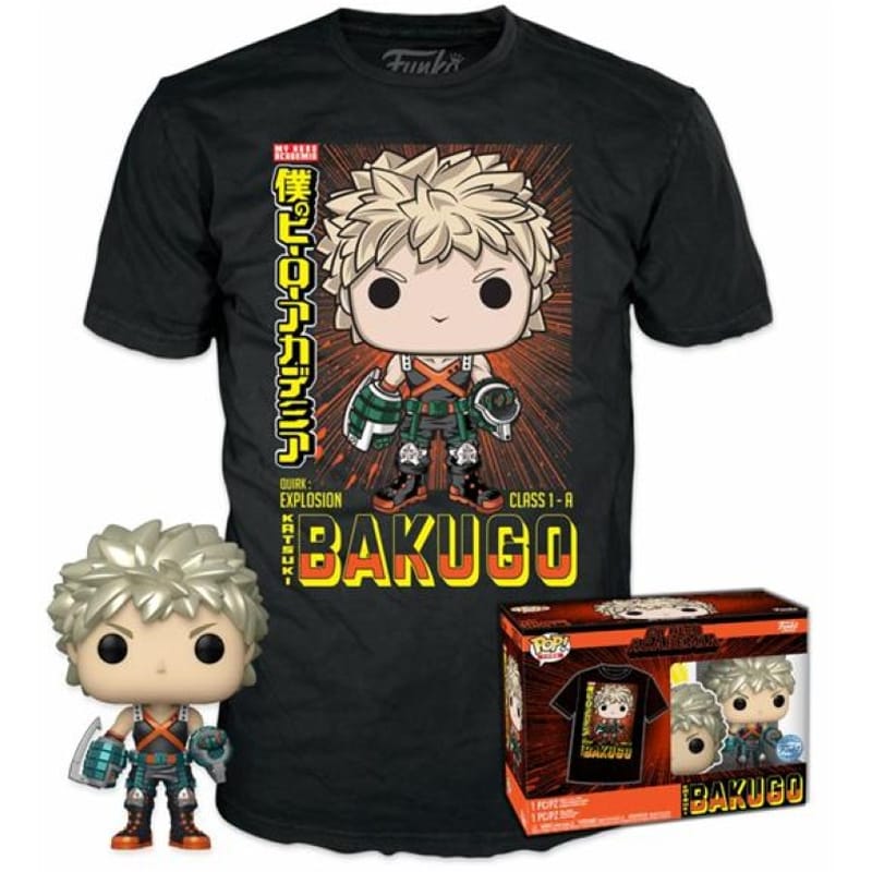 FUNKO Funko Pop! Box - My Hero Academia - Bakugo POP! με T-Shirt (L)