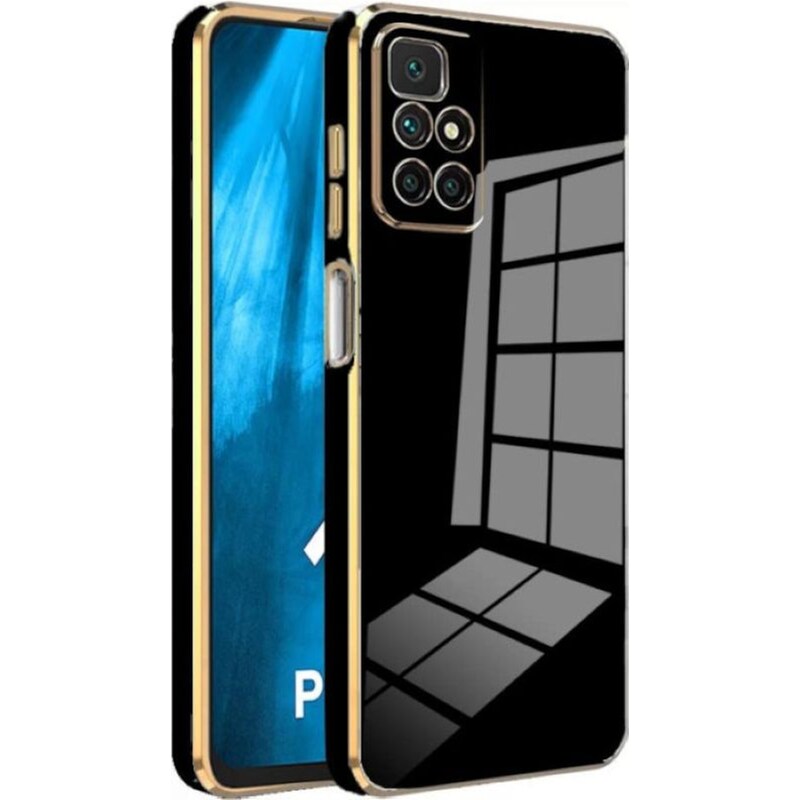 Θήκη Xiaomi Redmi 10 / Redmi 10 2022 - Bodycell Gold Plated - Black