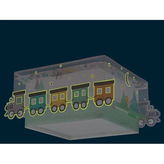 Παιδικό Φωτιστικό Οροφής Ango The Night Train Πλαφονιέρα 63536 image 3