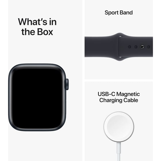 Apple Watch SE Midnight Aluminium 44mm GPS - Midnight Sport Band Regular image 7