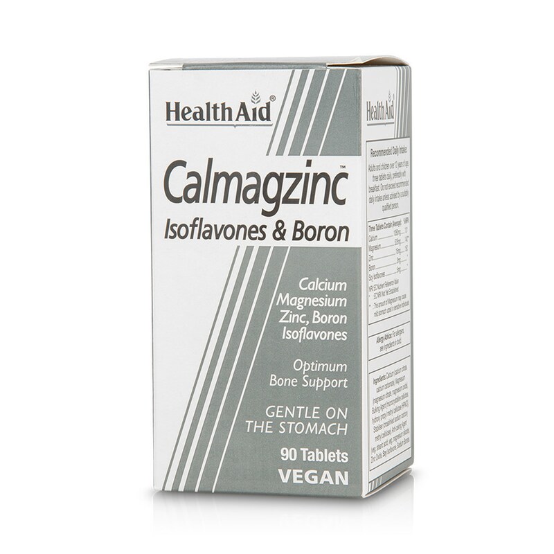 Health Aid - Calmagzinc Isoflavones And Boron - 90tabs