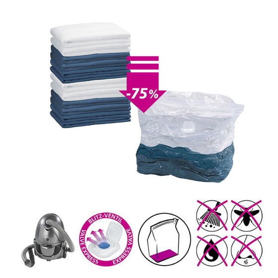 Θήκη Φύλαξης Κενού Αέρα Wenko S 3792765100 60x50 cm - Διάφανη image 4