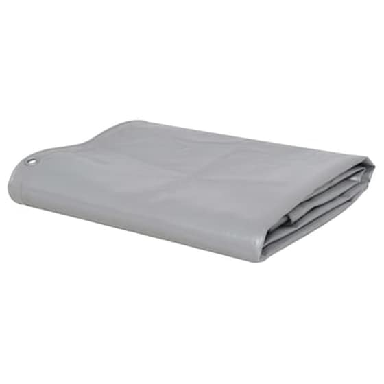 Vidaxl Μουσαμάς 650 Γρ./μ.² Γκρι 3 X 4 Μ. image 0