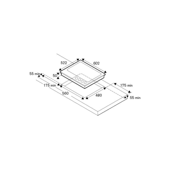 BERTAZZONI P604LPRONET(GPL) 60 cm Μαύρο Υγραερίου Αυτόνομη image 2