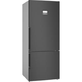 BOSCH KGN76AXDR Full No Frost 526 Lt Μαύρο Antifinger Inox Ψυγειοκαταψύκτης