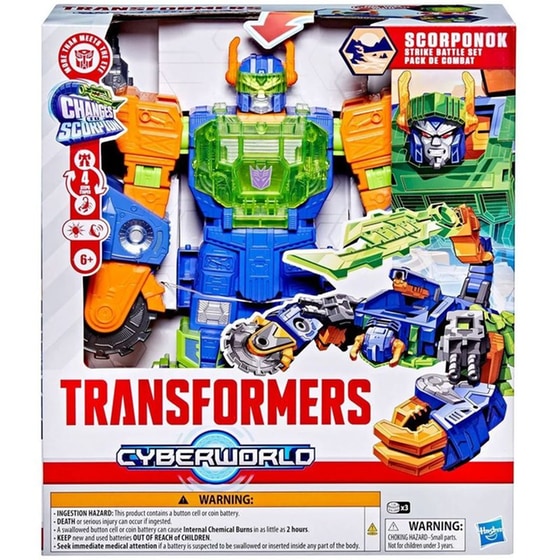 Hasbro Φιγούρα Transformers Cyberworld Scorponok Strike Battle Set image 0