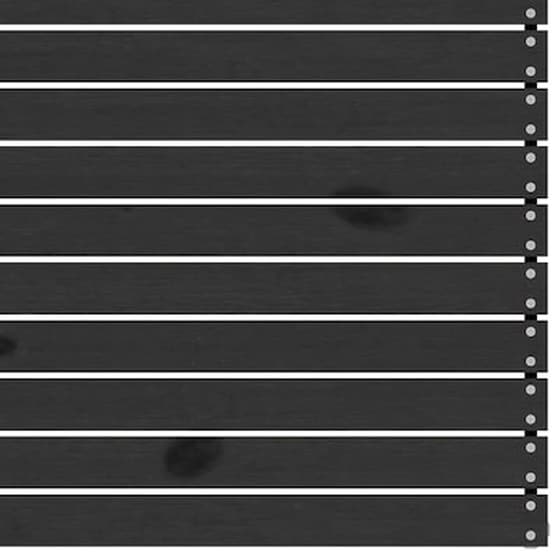 Vidaxl Καναπέδες Κήπου Μεσαίοι 4 Τεμ. Μαύροι Από Μασίφ Ξύλο Πεύκου image 5