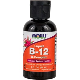 Now Vitamin B12 Liquid Β-complex - 59ml