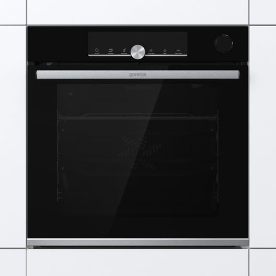 GORENJE BPSAX6747A08BGWI 77 Lt Μαύρο Εντοιχιζόμενος Φούρνος Άνω Πάγκου image 2