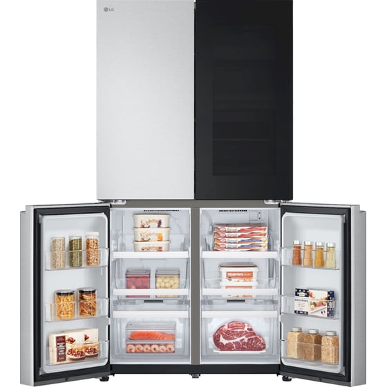 LG GMV960MBDE Instaview™ Total No Frost 666 Lt Μεταλλικό Σορμπέ Ψυγείο Ντουλάπα image 11