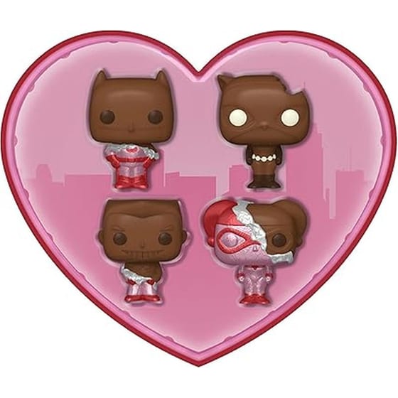 Pocket Pop! DC Super Heroes  - Batman The Animated Series  - Valentine's Box 4-pack image 0