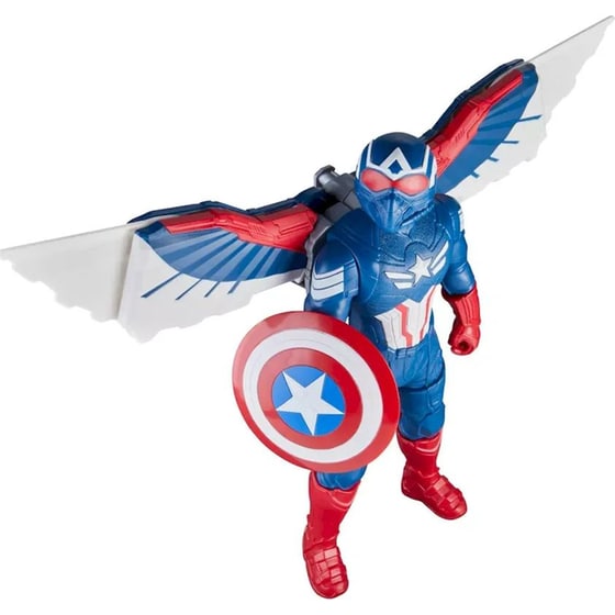 Hasbro Φιγούρα Marvel Captain America: Brave New World Captain America Flight Mode (F9298) image 5
