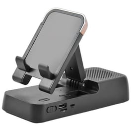 Βάση Στήριξης Επιτραπέζια OEM F18 Με Ηχείο Bluetooth,Θύρες Usb,Tf Και Micro USB - Μαύρο