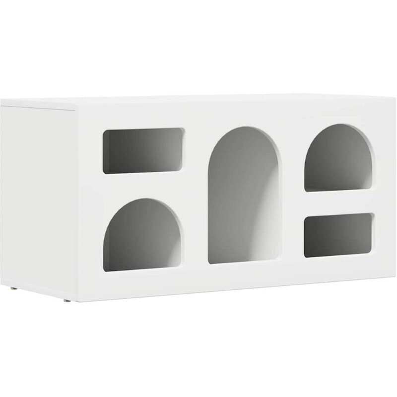 Έπιπλο Τηλεόρασης VidaXL ELST 80 x 35 x 40 cm - Λευκό