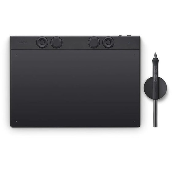 Γραφίδα και Ταμπλέτα Σχεδίασης Wacom Intous Pro (Μ) - Μαύρο image 0
