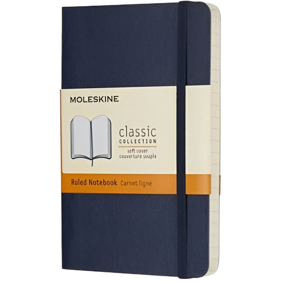 Σημειωματάριο Moleskine Sapphire Ριγέ Blue Small (1 Τεμάχιο) image 0