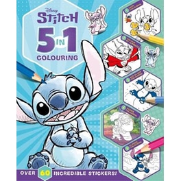 Disney Stitch: 5 in 1 Colouring