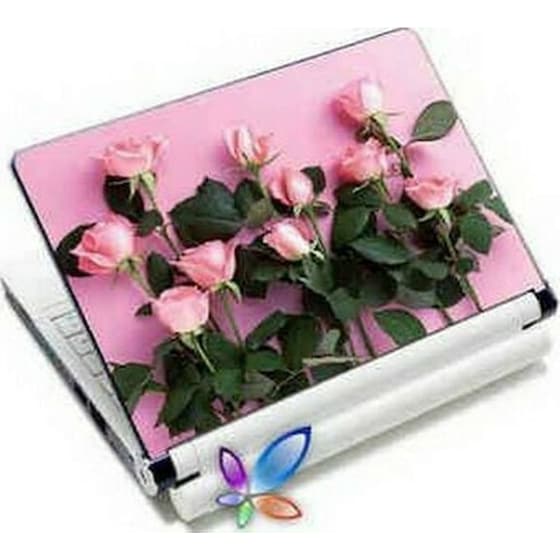 Laptop Skin Lamtech 9.2"-12.4" Pink Roses image 0