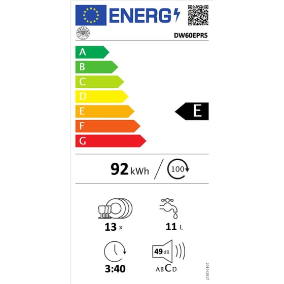 BERTAZZONI DW60EPRS για 13 Σερβίτσια Πλήρως Εντοιχιζόμενο Πλυντήριο Πιάτων image 2