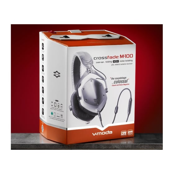 Ακουστικά Κεφαλής V-Moda M-100 Λευκά image 4