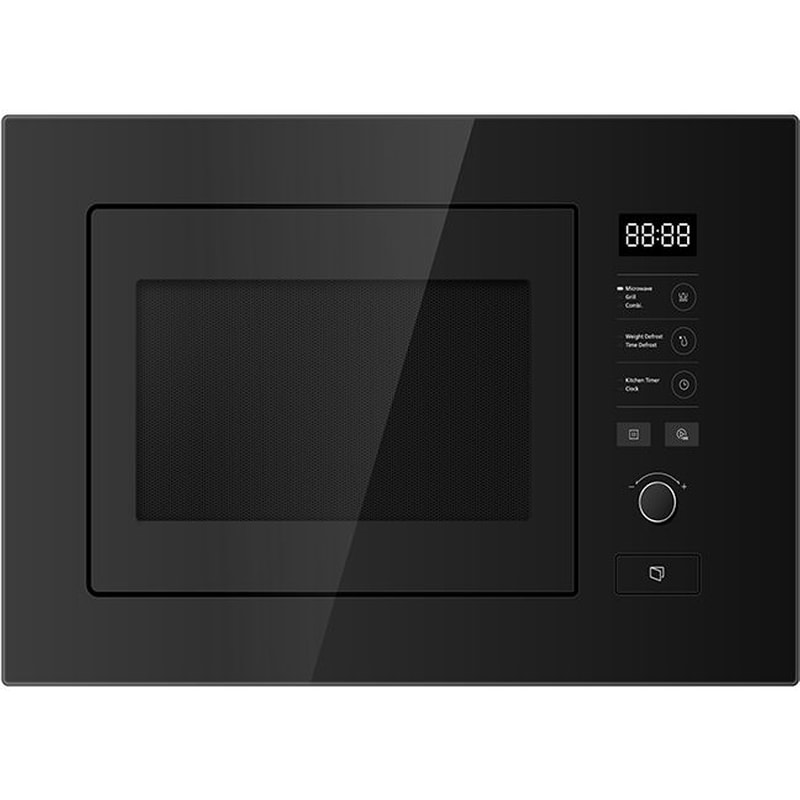 DAVOLINE MWG 8207 BL 20 Lt Μαύρο Εντοιχιζόμενος Φούρνος Μικροκυμάτων