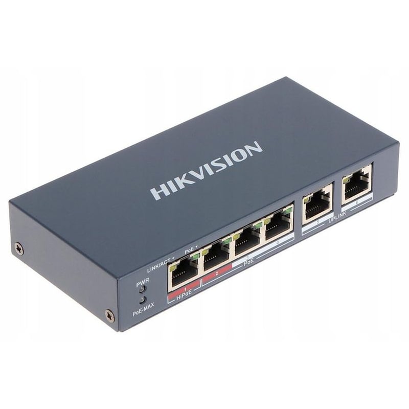 Hikvision DS-3E0106HP-E Network Switch Unmanaged L2 6-Port PoE