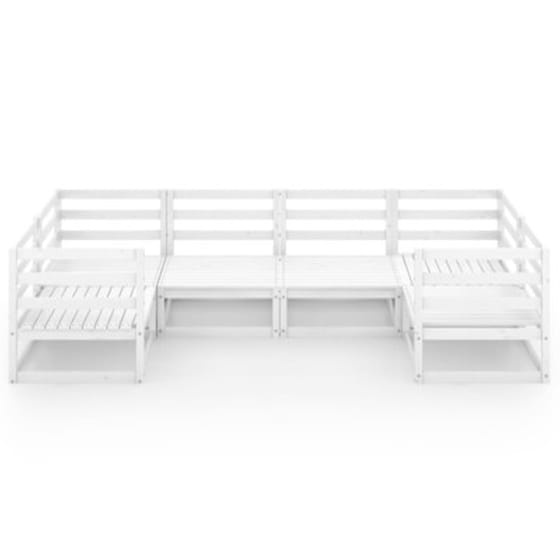 Vidaxl Σαλόνι Κήπου Σετ 6 Τεμαχίων Από Μασίφ Ξύλο Πεύκου image 3