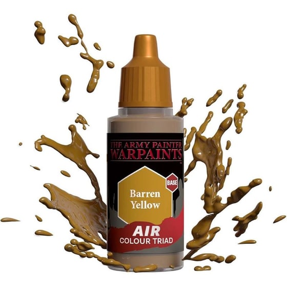 The Army Painter - Air Barren Yellow Χρώμα Μοντελισμού (18ml) image 0