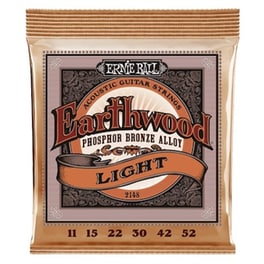 Σετ 6 Χορδές Ακουστικής Κιθάρας Ernie Ball Earthwood Phosphor Bronze 011-052