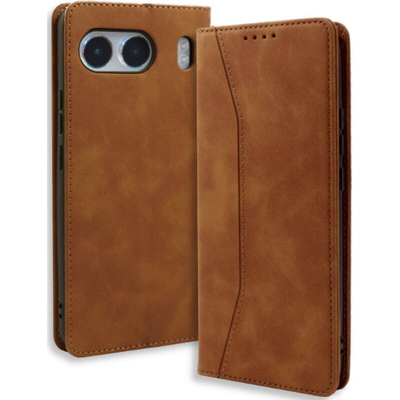 BODYCELL Θήκη OnePlus Nord 4 - Bodycell Book Case Πορτοφόλι - Brown