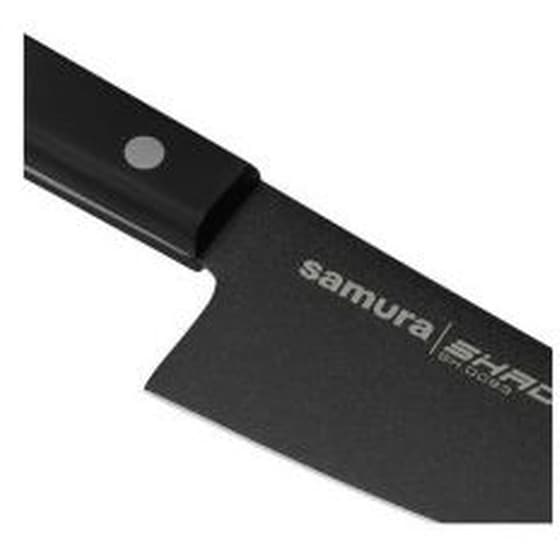 Μαχαίρι Chef Samura Shadow από Ανοξείδωτο Ατσάλι 16.6 cm - Μαύρο image 2