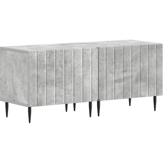 Έπιπλο Τηλεόρασης VidaXL με LED 5 τμχ 178 x 35 x 43 cm - Γκρι Σκυροδέματος image 3