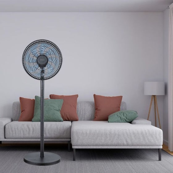 PRIMO PRSF-80605 Ανεμιστήρας Ορθοστάτης Μαύρος image 1